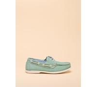 Joules Joules X Chatham Green Jetty Deck Shoes Green EU 38 (UK 5)