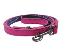 Joules - Laisse en Cuir Rose