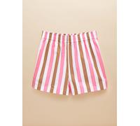 Joules Short rayé Joules en coton Rose/marron EU 50 (UK 22)