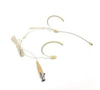 Joumitty Amplificateur de microphone avec crochet pour l'oreille, écouteurs avec câble de 3, mini haut-parleur pour téléphone portable et ordinateur, microphone à condensateur XLR