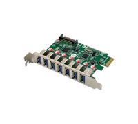 Joumitty ST69 PCIe X1 VL812 7 ports USB 3.0 5G Vitesse Équipement informatique industriel Carte d'extension pratique multifonctionnelle