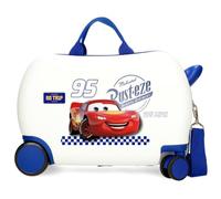 Disney Joumma Bags, Cars RD Trip, Valise Cabine, Valise pour Enfant, fabriquée en ABS, matériau Rigide et léger, Roues Doubles de Rotation multidirectionnelle, Fermeture à Combinaison latérale.,