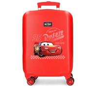 Disney Joumma Bags, Cars RD Trip, Valise Cabine, Valise pour Enfant, fabriquée en ABS, matériau Rigide et léger, Roues Doubles de Rotation multidirectionnelle, Fermeture à Combinaison latérale.,