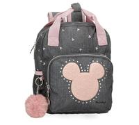Joumma Bags, Mickey Studs, sac à dos scolaire, en Polyester, Bretelles larges, ergonomiques et matelassées, Léger et pratique pour plus de confort, Poignée de suspension.
