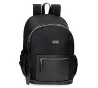 joumma bags,s.l. Sac à dos en laine pour ordinateur portable adaptable au chariot 13,3", noir, 30 x 40 x 15 cm, polyester et PU, Noir, Sac à dos pour ordinateur portable adaptable au chariot