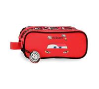 Joumma Disney Cars Mcqueen Rouge Trousse Double 23x9x7 cm Polyester