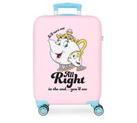 Joumma Disney All Right Valise Cabine Rose 38 x 55 x 20 cm Rigide 2 kg Fermeture à Combinaison latérale ABS 2 kg 35 L Bagage à Main, Rose, Talla única, Valise Cabine