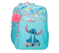 Joumma Disney Aloha Stitch Sac à Dos pour Ordinateur Portable 13,3" Adaptable au Chariot Bleu 30 x 40 x 13 cm Polyester
