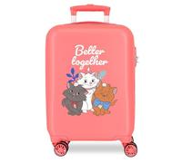 Joumma Disney Aristochats Better Together Valise pour Enfant Rose 45 x 31 x 20 cm Rigide 1,8 kg ABS 1,8 kg 27,9 l Bagage à Main, Rose, Talla única, Valise de Cabine
