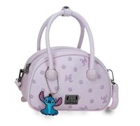 Joumma Disney Bloom Stitch Violet Bag 19x13x8 cm PU et Polyester