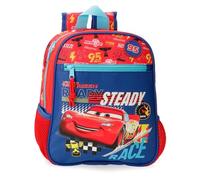 Disney Joumma Cars Lets Race Sac à dos d'école, fabriqué en polyester, poches et compartiments, bretelles larges et réglables., rouge, Sac à dos préscolaire