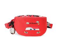 Joumma Disney Cars Mcqueen Rouge Sac Banane Rouge 27x11x6.5 cm Polyester