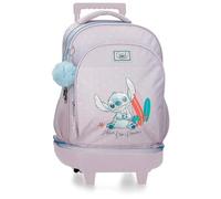Joumma Disney from Hawaii Sac à Dos 2 Roues Rose 32 x 45 x 21 cm Polyester 30,24 l