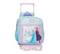 Joumma Disney Frozen in This Together Sac à Dos Maternelle with Violet Trolley 23x25x10 cm Polyester 5.7L