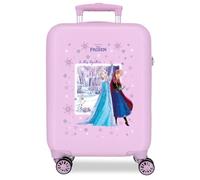 Joumma Disney La Reine des neiges dans Cette Valise de Cabine Violet 33 x 50 x 20 cm Rigide 2,35 kg Fermeture à Combinaison latérale ABS 2,35 kg 33 L Bagage à Main