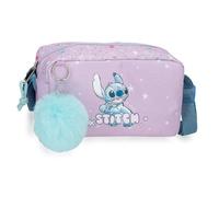 Joumma Disney Lovely Stitch Sac bandoulière Violet 19,5 x 11,5 x 7,5 cm Polyester