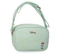 Joumma Disney Luxe Minnie Sac à bandoulière Turquoise Vert 19 x 13 x 7 cm PU et Polyester