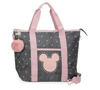 Joumma Disney Mickey Studs Sac pour ordinateur portable Noir 45,5 x 32 x 16,5 cm Polyester, Noir, Sac pour ordinateur portable