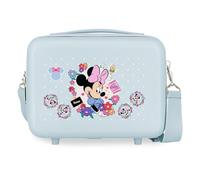 Joumma Disney Minnie Flowers Trousse de Toilette Adaptable Bleu 29x21x15 cms Rígido ABS 9,1L 0,8 kgs