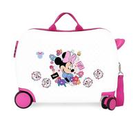 Joumma Disney Minnie Flowers Valise pour Enfant Blanc 50 x 38 x 20 cm Rigide 2,05 kg Fermeture à Combinaison latérale ABS 2,05 kg 34 L Bagage à Main