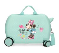 Joumma Disney Minnie Imagine Valise pour Enfant Bleu 45 x 31 x 20 cm Rigide ABS 24,6 L 1,8 kg 2 Roues Bagage Main, Bleu, Valise pour Enfant