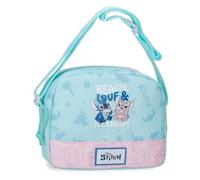 Joumma Disney Stitch Beach & Love Sac à bandoulière Turquoise Vert 19 x 15 x 5 cm Polyester