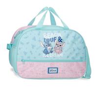 Joumma Disney Stitch Beach & Love Sac de Voyage Vert Turquoise 40x28x22 cm Polyester