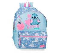 Joumma Disney Stitch Hearts Sac à Dos Scolaire 15,6" Bleu 31,5 x 44 x 15 cm Polyester 21,12 L
