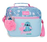 Joumma Disney Stitch Hearts Sac Adaptable avec Bandoulière Bleu 23x20x9 cm Polyester