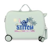 Joumma Disney Stitch Just Chill Valise pour Enfant Vert 50 x 38 x 20 cm Rigide 1,8 kg Fermeture à Combinaison latérale ABS 1,8 kg 38 L Bagage à Main, Vert, Talla única, Valise pour Enfant