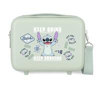 Joumma Disney Stitch Keep Going Nececer Adaptable Vert 29 x 21 x 15 cm Rigide ABS 9,1 L 0,8 kg