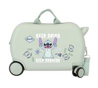 Joumma Disney Stitch Keep Going Valise pour Enfant Vert 45 x 31 x 20 cm Rigide 1,8 kg ABS 1,8 kg 24,6 L Bagage à Main