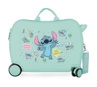 Joumma Disney Stitch Little Destruction Valise pour Enfant Bleu 50 x 38 x 20 cm Rigide 2,05 kg Fermeture à Combinaison latérale ABS 2,05 kg 34 L Bagage à Main