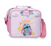 Joumma Disney Stitch You & Me Trousse de Toilette Adaptable avec bandoulière Mauve 23 x 20 x 9 cm Polyester