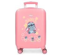 Joumma Disney Stitch You&Me Valise de Cabine Rose 33 x 50 x 20 cm Rigide 2,35 kg Fermeture à Combinaison latérale ABS 2,35 kg 33 L Bagage à Main