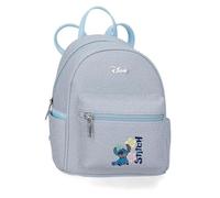 Joumma Disney Tiki Stitch Sac à dos décontracté Denim 21,5 x 23 x 11,5 cm PU et polyester 5,69 l