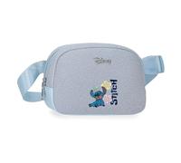 Joumma Disney Tiki Stitch Sac Banane Denim 19 x 13 x 5,5 cm PU et Polyester