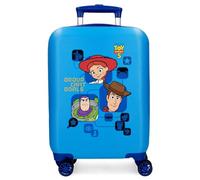 Joumma Disney Toy Story Valise Cabine Bleue 33 x 50 x 20 cm Rigide ABS Fermeture à Combinaison latérale 28 l 2,2 kg 4 Roues Doubles Bagage à Main