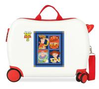 Joumma Disney Toy Story Valise Rigide en ABS avec Fermeture à Combinaison latérale 34 l 2,1 kg 2 Roues Doubles Bagage à Main Blanc 50 x 38 x 20 cm