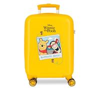 Joumma Disney Winnie Adventures Ahead Valise Cabine Ocre 33 x 50 x 20 cm Fermeture à Combinaison latérale ABS Rigide 28 L 2,2 kg 4 Roues Doubles Bagage à Main