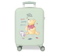 Joumma Disney Winnie l'ourson Valise de Cabine Rigide en ABS avec Fermeture à Combinaison latérale 28 l 2,2 kg 4 Roues Doubles 33 x 50 x 20 cm