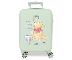 Joumma Disney Winnie l'ourson Valise de Cabine Rigide en ABS avec Fermeture à Combinaison latérale 28 l 2,2 kg 4 Roues Doubles 33 x 50 x 20 cm