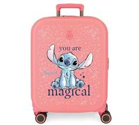 Joumma Disney You are Magical Valise Cabine Corail 40 x 55 x 20 cm Rigide 2,74 kg Fermeture TSA intégrée ABS 2,74 kg 37 L Extensible Bagage à Main