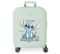 Joumma Disney You are Magical Valise Cabine Verte 40 x 55 x 20 cm Rigide 3,22 kg Fermeture TSA intégrée ABS 3,22 kg 37L Bagage à Main