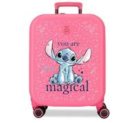 Joumma Disney You are Magical Valise de Cabine Fuchsia 40 x 55 x 20 cm Rigide 3,22 kg Fermeture TSA intégrée ABS 3,22 kg 37L Bagage à Main
