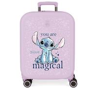 Joumma Disney You are Magical Valise de Cabine Lilas 40 x 55 x 20 cm Rigide 2,74 kg Fermeture TSA intégrée ABS 2,74 kg 37 L Extensible Bagage à Main