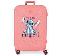 Joumma Disney You are Magical Valise Moyenne Corail 48 x 70 x 28 cm Rigide 4,32 kg Fermeture TSA intégrée ABS 4,32 kg 79 L