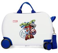 Joumma Marvel Avengers Attack Valise Rigide en ABS pour Enfant Blanc 45 x 31 x 20 cm 27,9 l 1,8 kg 4 Roues Bagage à Main