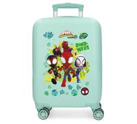 Joumma Marvel Dino-Webs Valise de Cabine Bleue 33 x 50 x 20 cm Rigide ABS Fermeture à Combinaison latérale 33 l 2,35 kg Bagage à Main