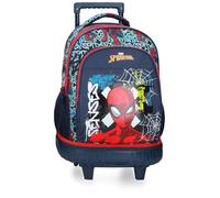 Joumma Marvel Grafity of Spiderman Sac à Dos Compact 2 Roues Bleu Marine 32 x 45 x 21 cm Polyester